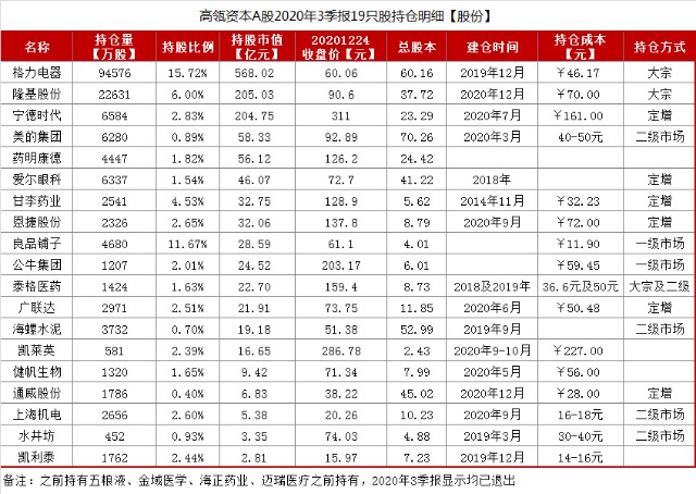 高瓴資本最新A股持倉深度解讀與全方位分析報(bào)告（11月5日版）