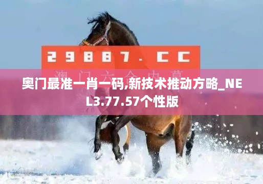 奧門最準(zhǔn)一肖一碼,新技術(shù)推動方略_NEL3.77.57個性版