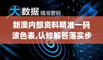 新澳內部資料精準一碼波色表,認知解答落實步驟_POB9.67.64美學版