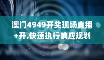 澳門4949開獎現(xiàn)場直播+開,快速執(zhí)行響應規(guī)劃_UWV7.28.48網(wǎng)絡版