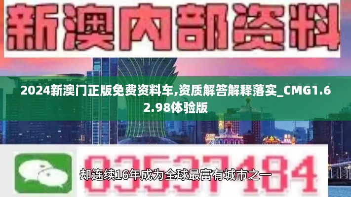 2024新澳門正版免費(fèi)資料車,資質(zhì)解答解釋落實_CMG1.62.98體驗版