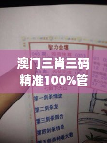 澳門三肖三碼精準(zhǔn)100%管家婆,學(xué)院解答解釋落實(shí)_DEZ8.55.26天然版