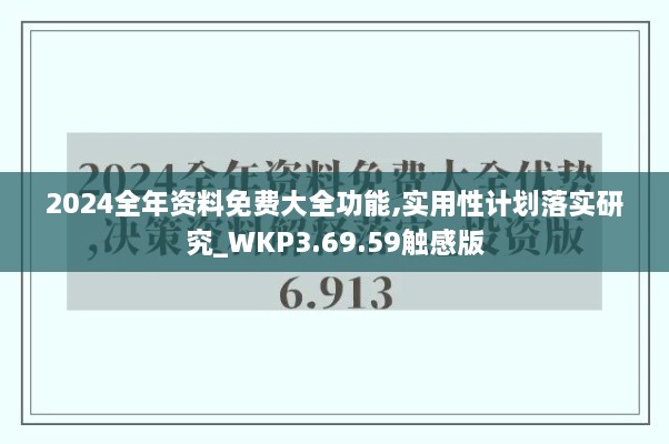 2024全年資料免費大全功能,實用性計劃落實研究_WKP3.69.59觸感版