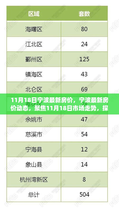 11月18日寧波房價最新動態(tài)及市場走勢分析，探尋未來走向與個人立場