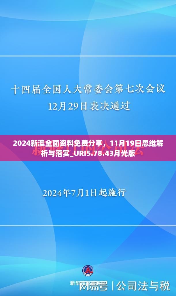 2024新澳全面資料免費分享，11月19日思維解析與落實_URI5.78.43月光版