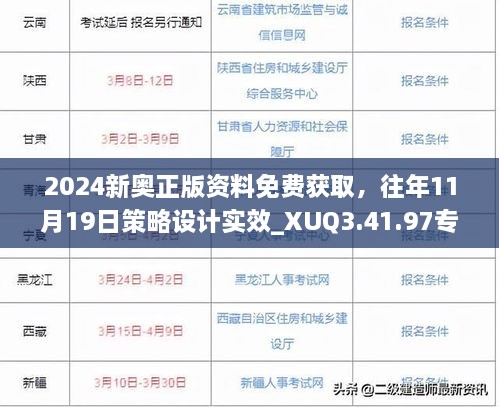 2024新奧正版資料免費(fèi)獲取，往年11月19日策略設(shè)計(jì)實(shí)效_XUQ3.41.97專屬版