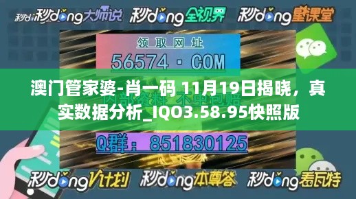 澳門管家婆-肖一碼 11月19日揭曉，真實數(shù)據(jù)分析_IQO3.58.95快照版