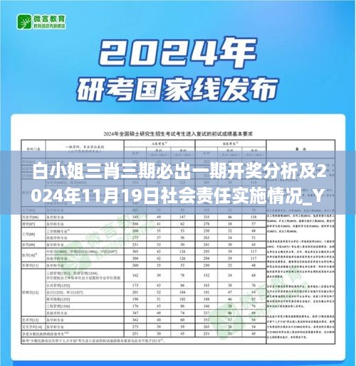 白小姐三肖三期必出一期開獎分析及2024年11月19日社會責(zé)任實施情況_YEJ1.33.70實驗版