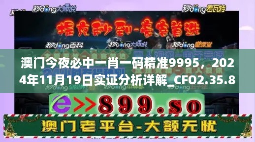 澳門今夜必中一肖一碼精準(zhǔn)9995，2024年11月19日實證分析詳解_CFO2.35.81魔力版