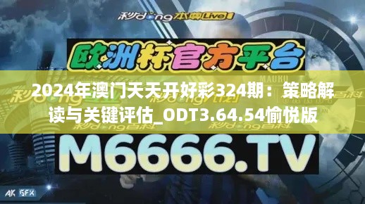 2024年澳門天天開好彩324期：策略解讀與關(guān)鍵評估_ODT3.64.54愉悅版