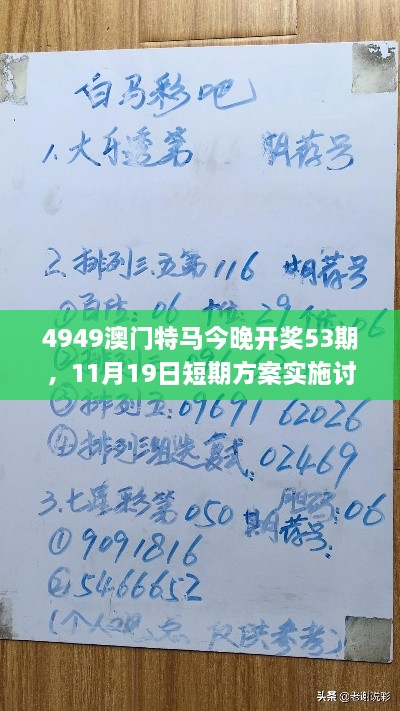 4949澳門特馬今晚開獎(jiǎng)53期，11月19日短期方案實(shí)施討論_POP4.23.65桌面版