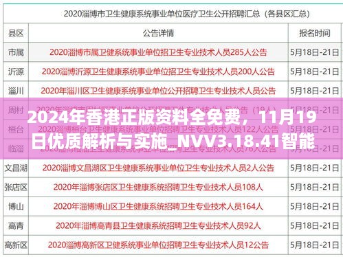 2024年香港正版資料全免費(fèi)，11月19日優(yōu)質(zhì)解析與實(shí)施_NVV3.18.41智能共享版