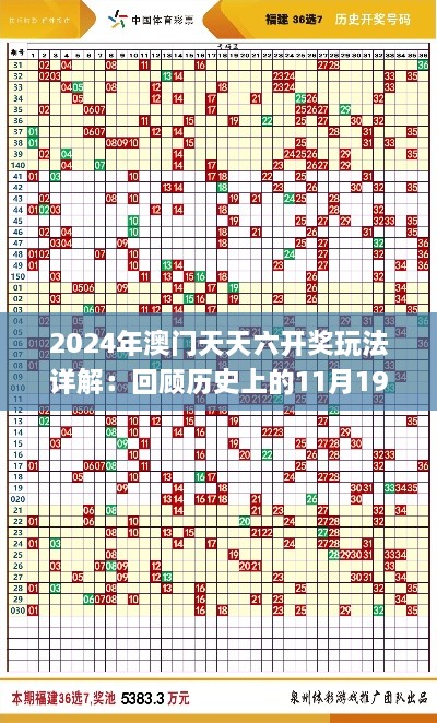 2024年澳門天天六開(kāi)獎(jiǎng)玩法詳解：回顧歷史上的11月19日_FRC8.16.57煉氣境