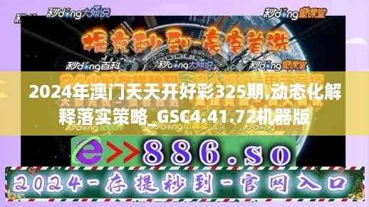 2024年澳門天天開好彩325期,動態(tài)化解釋落實策略_GSC4.41.72機器版