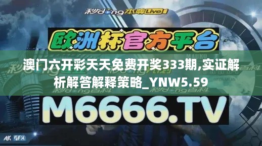 澳門六開彩天天免費開獎333期,實證解析解答解釋策略_YNW5.59