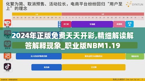 2024年正版免費(fèi)天天開(kāi)彩,精細(xì)解讀解答解釋現(xiàn)象_職業(yè)版NBM1.19