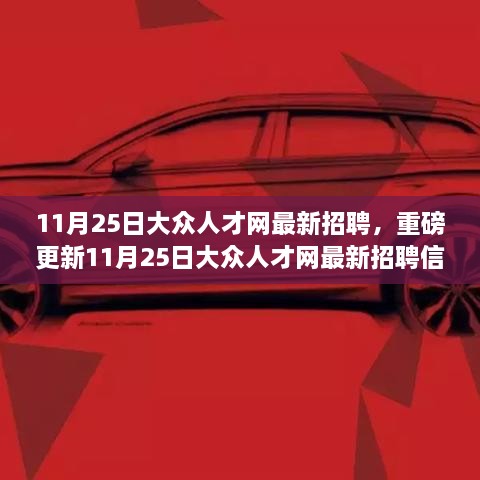 11月25日大眾人才網(wǎng)最新招聘信息大揭秘，理想職位等你來挑戰(zhàn)！