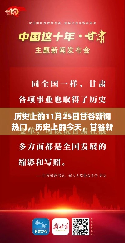 歷史上的今天甘谷新聞鼓舞人心，塑造自信與成就之路