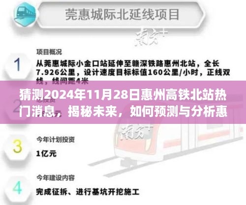 揭秘未來熱門消息，惠州高鐵北站發(fā)展預(yù)測與深度分析指南（2024年11月28日版）