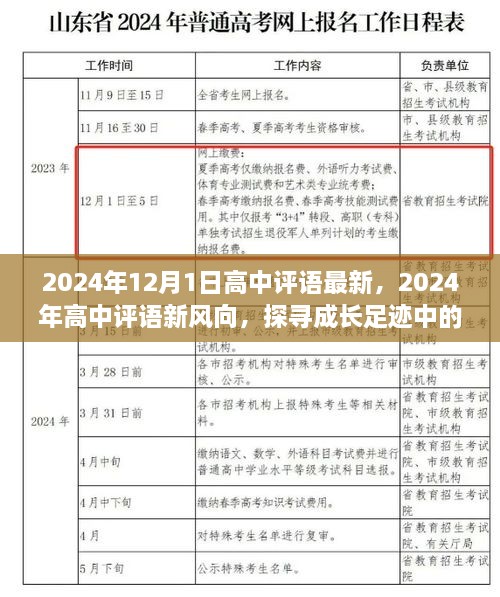 2024年高中評語新風向，深度洞察成長足跡與未來展望