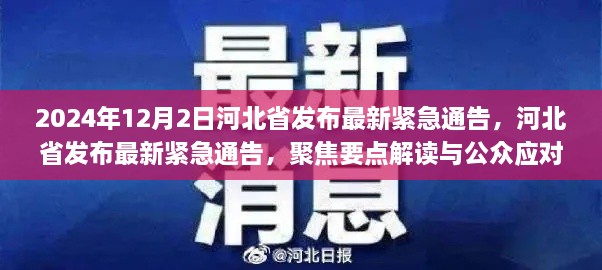 河北省最新緊急通告解讀與公眾應(yīng)對指南，聚焦要點解讀