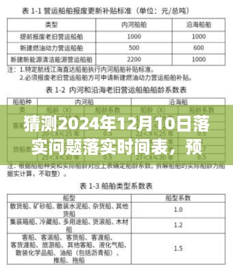 聚焦未來，解讀當下——2024年12月10日落實問題時間表全面解析與深度探討產(chǎn)品介紹