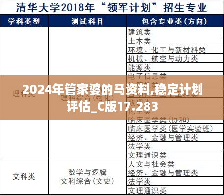 2024年管家婆的馬資料,穩(wěn)定計(jì)劃評估_C版17.283