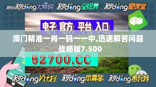 澳門精準一肖一碼一一中,迅速解答問題_戰(zhàn)略版7.500