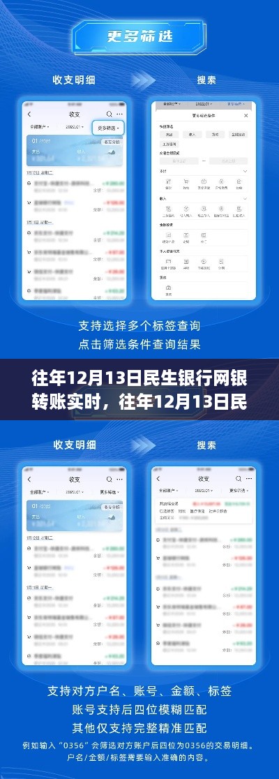 民生銀行網(wǎng)銀轉(zhuǎn)賬實(shí)時(shí)體驗(yàn)，探討往年1月13日的轉(zhuǎn)賬實(shí)時(shí)性及優(yōu)化探討