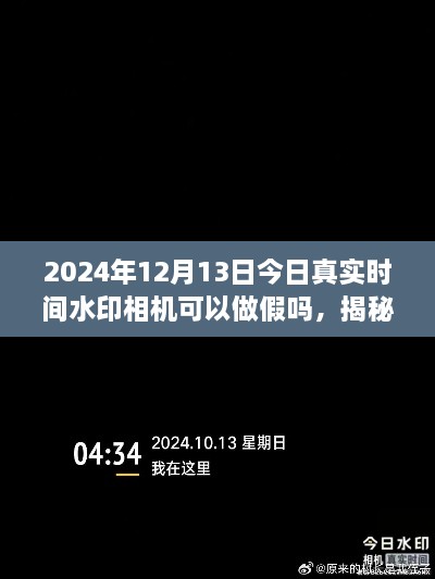 揭秘真相，揭秘2024年真實時間水印相機(jī)是否可以做假以及如何正確使用技巧分享