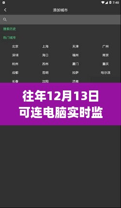 歷年12月13日精選，可連電腦實時監(jiān)視相機(jī)全解析與功能展示