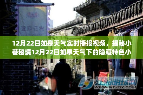 揭秘如皋小巷秘境，特色小店與12月22日天氣實(shí)時(shí)播報(bào)視頻