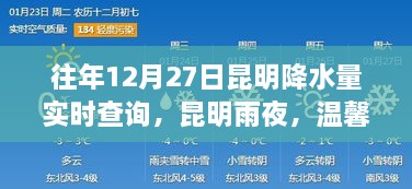 昆明雨夜故事，溫馨相伴與實時降水量查詢的浪漫時光