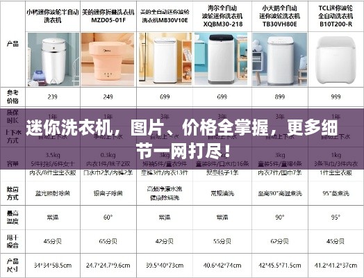 迷你洗衣機，圖片、價格全掌握，更多細節(jié)一網(wǎng)打盡！