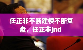 任正非不斷建模不斷復盤，任正非jnd 