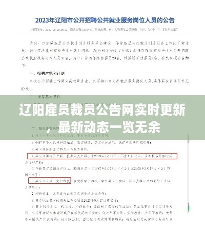 遼陽雇員裁員公告網(wǎng)實(shí)時更新，最新動態(tài)一覽無余