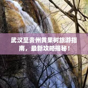 武漢至貴州黃果樹旅游指南，最新攻略揭秘！